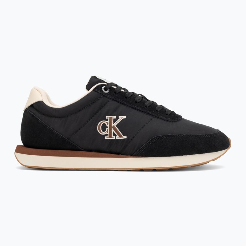 Pánské boty Calvin Klein YM0YM01361 Retro Runner Ess Mix Mat black/light cashew 2