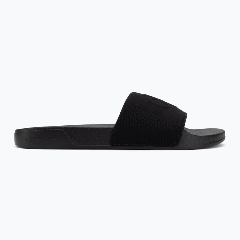 Pánské nazouváky Calvin Klein Ess Monogram triple black 2