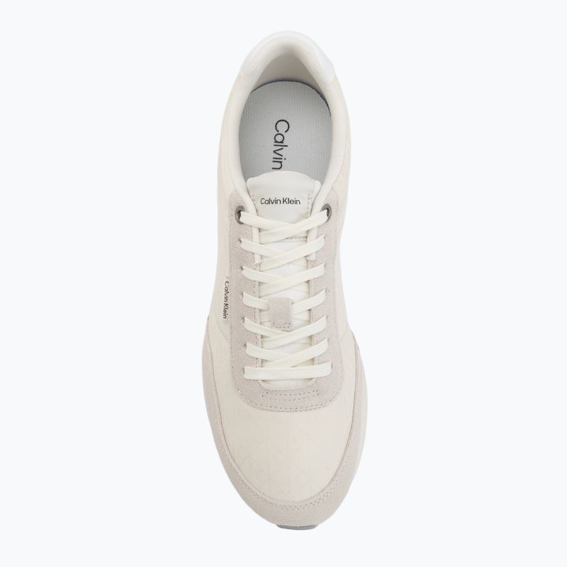 Pánské boty Calvin Klein HM0HM02140 Retro Runner Ripstop Aop marshmallow/bright white 5