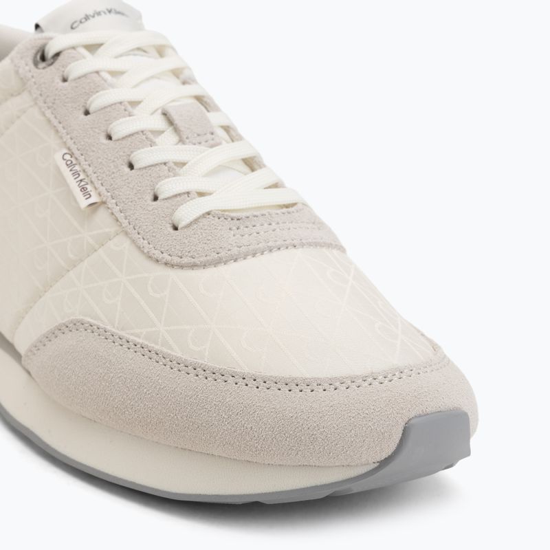 Pánské boty Calvin Klein HM0HM02140 Retro Runner Ripstop Aop marshmallow/bright white 7