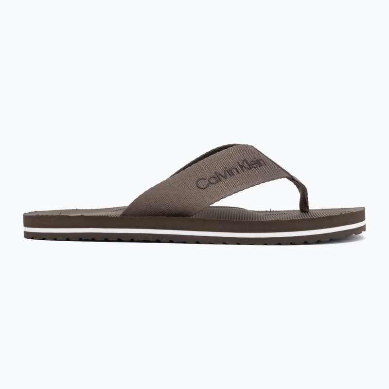 Pánské žabky Calvin Klein HM0HM02106 City Thong morel 2