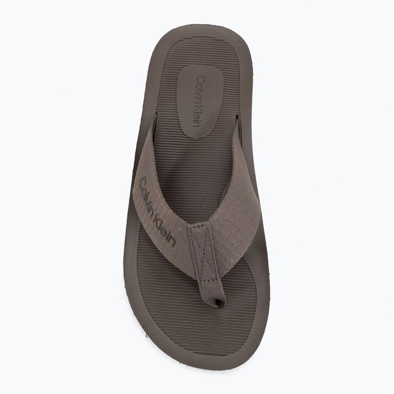 Pánské žabky Calvin Klein HM0HM02106 City Thong morel 5