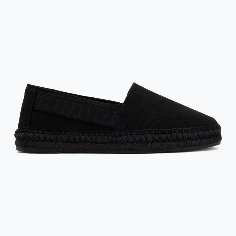 Pánské espadrilky Calvin Klein HM0HM02075 Webbing triple black 2