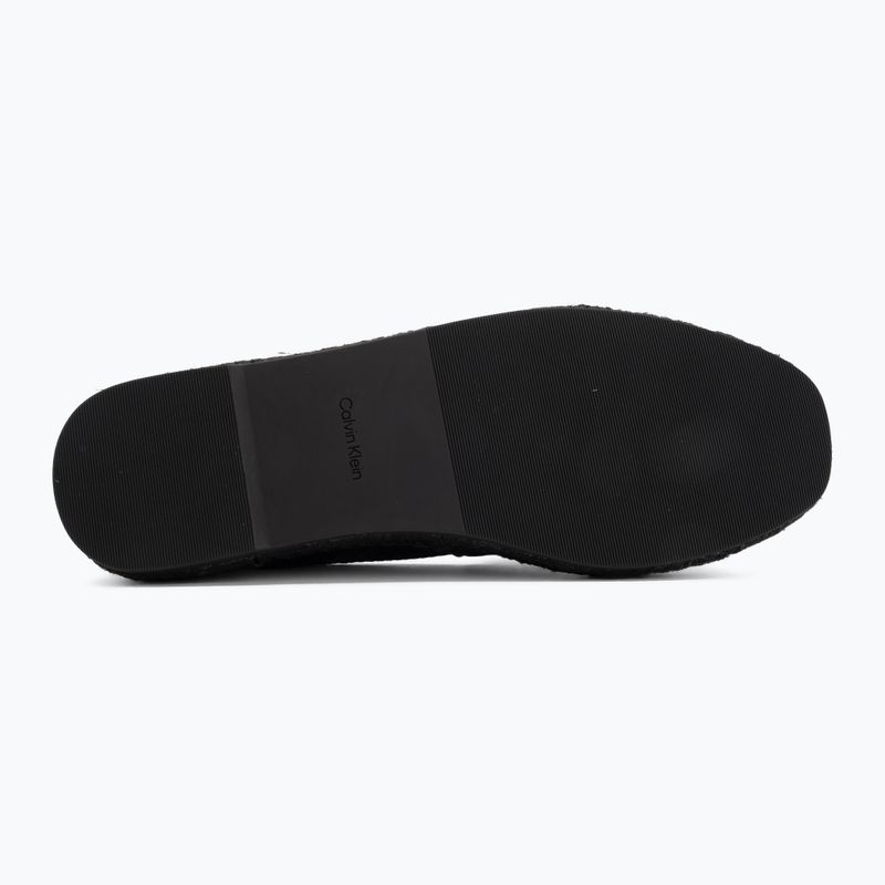 Pánské espadrilky Calvin Klein HM0HM02075 Webbing triple black 4