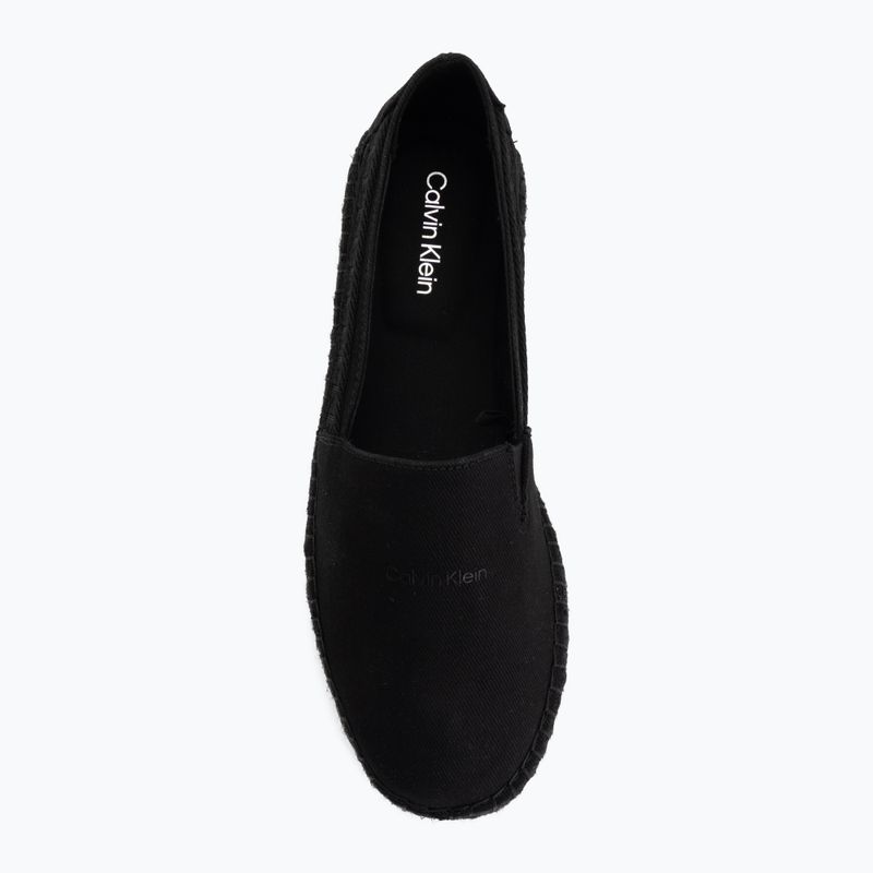 Pánské espadrilky Calvin Klein HM0HM02075 Webbing triple black 5