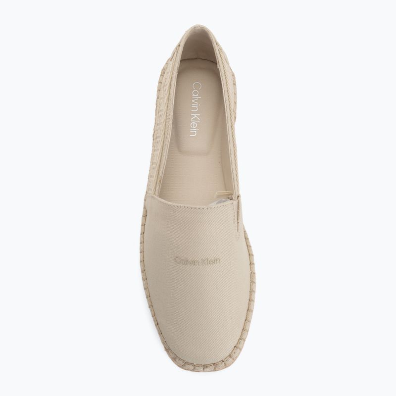Pánské espadrilky Calvin Klein HM0HM02075 Webbing oatmeal 5