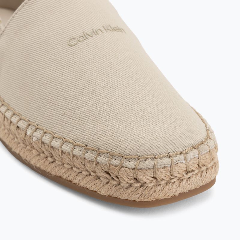 Pánské espadrilky Calvin Klein HM0HM02075 Webbing oatmeal 7