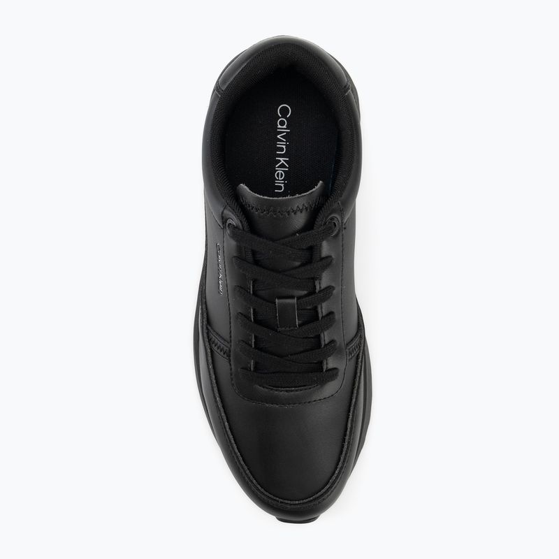 Pánské boty Calvin Klein HM0HM02146 City Runner Laceup Leather triple black 5