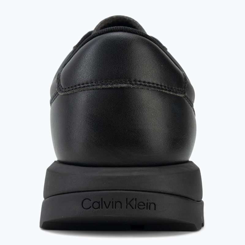 Pánské boty Calvin Klein HM0HM02146 City Runner Laceup Leather triple black 6