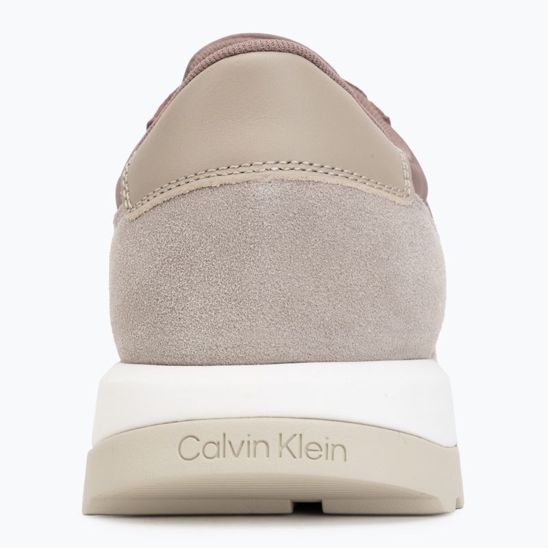Pánské boty Calvin Klein HM0HM02144 City Runner Laceup Nylon Mix muddy brown/desert taupe/oatmeal 6