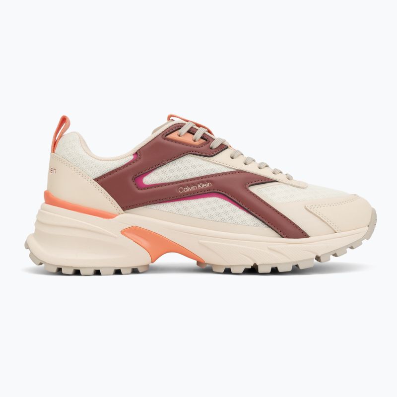 Dámské boty Calvin Klein HW0HW03002 Hike Run Ckstripe Mesh off white/oatmeal/dusty rose 2
