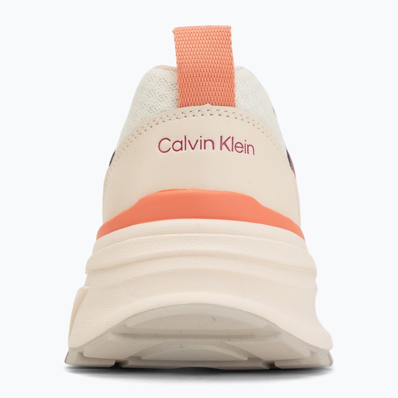 Dámské boty Calvin Klein HW0HW03002 Hike Run Ckstripe Mesh off white/oatmeal/dusty rose 6
