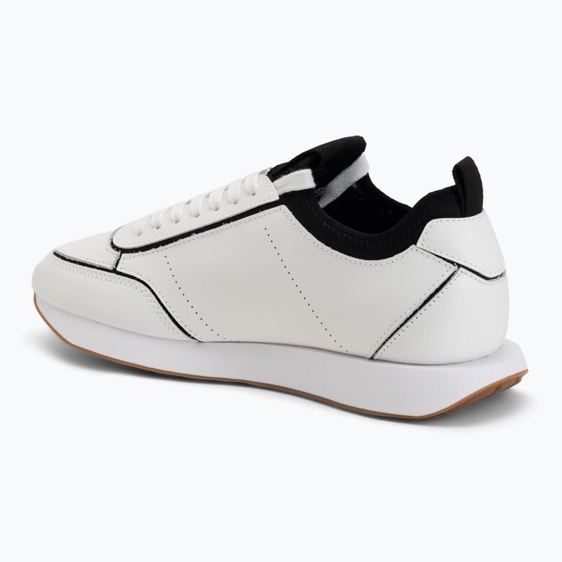Dámské boty Calvin Klein HW0HW02994 Retro Runner Sock Patch Leather bright white/black 3