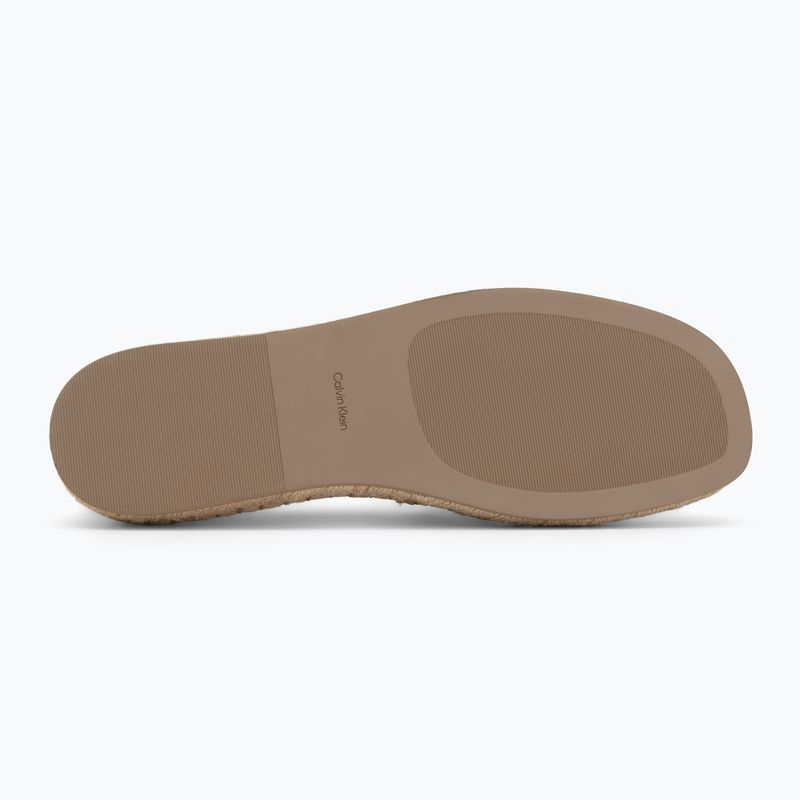 Dámské espadrilky Calvin Klein HW0HW02931 Oblique Canvas Off White 4