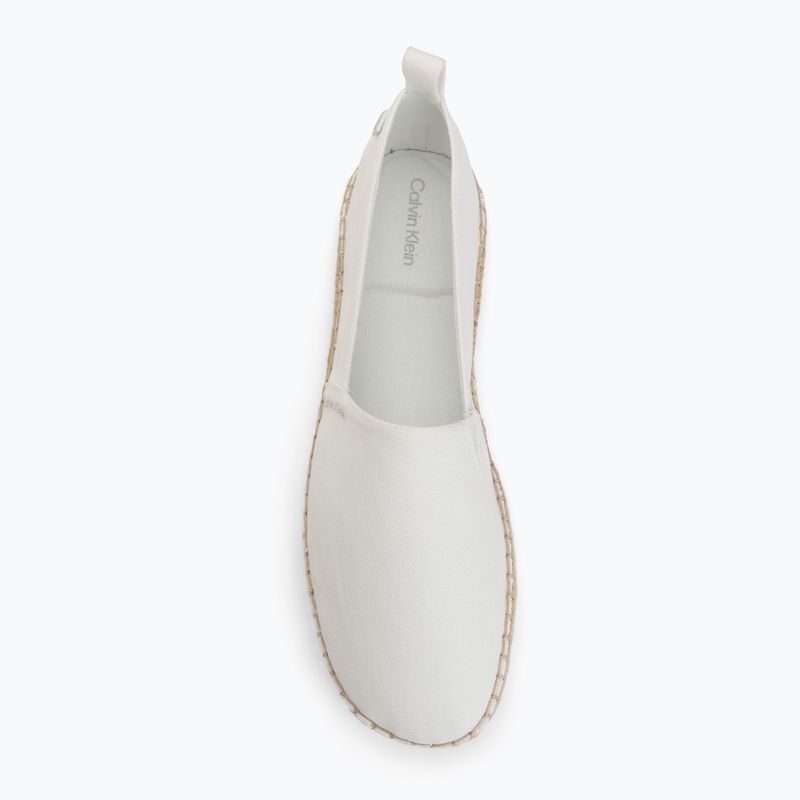 Dámské espadrilky Calvin Klein HW0HW02931 Oblique Canvas Off White 5