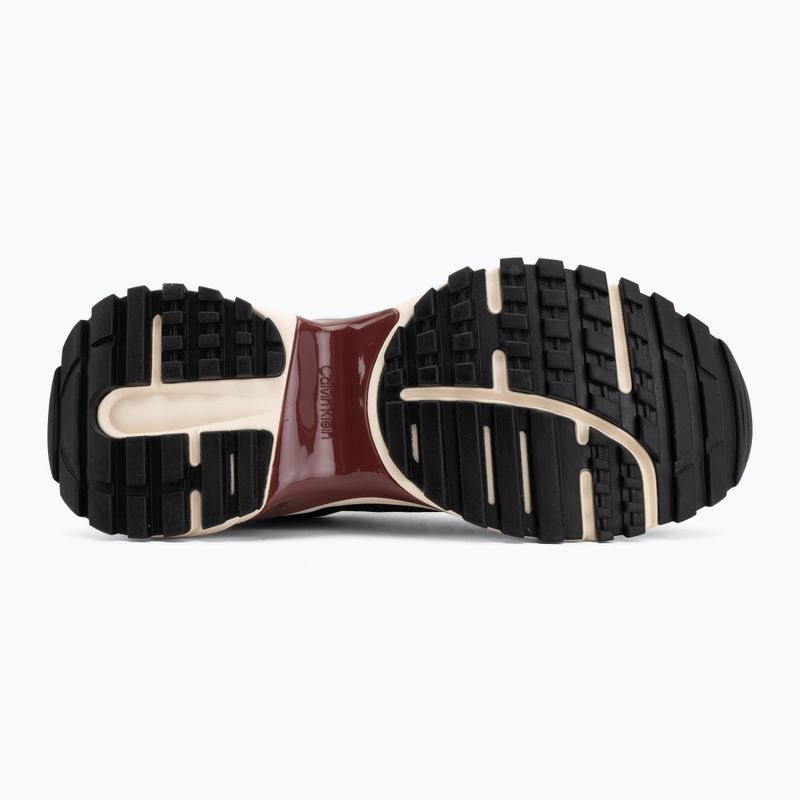Dámské boty Calvin Klein HW0HW02999 Hike Runner Organza Met Leather gun metal/bordeaux 4