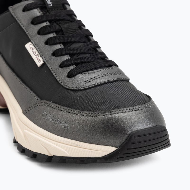 Dámské boty Calvin Klein HW0HW02999 Hike Runner Organza Met Leather gun metal/bordeaux 7