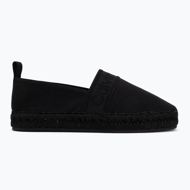 Dámské espadrilky Calvin Klein HW0HW02934 Oblique Webbing Triple Black 2