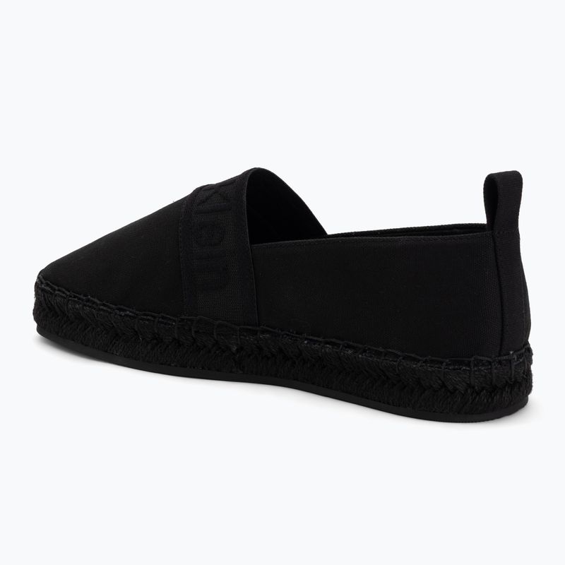 Dámské espadrilky Calvin Klein HW0HW02934 Oblique Webbing Triple Black 3