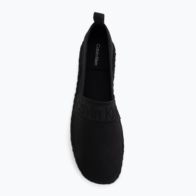 Dámské espadrilky Calvin Klein HW0HW02934 Oblique Webbing Triple Black 5