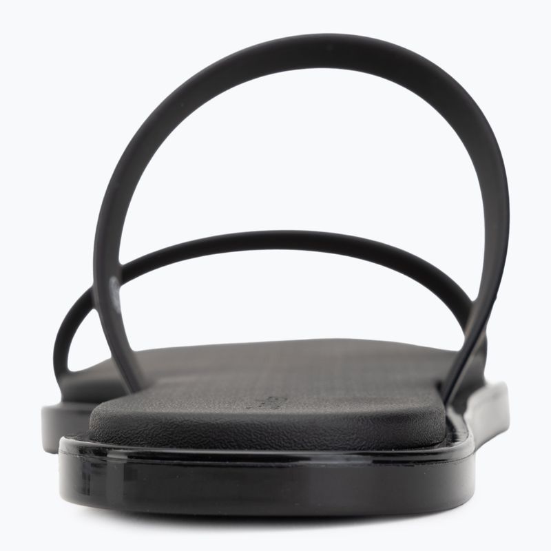 Dámské nazouváky Calvin Klein HW0HW02963 Jelly Doub Bar Shiny triple black 6