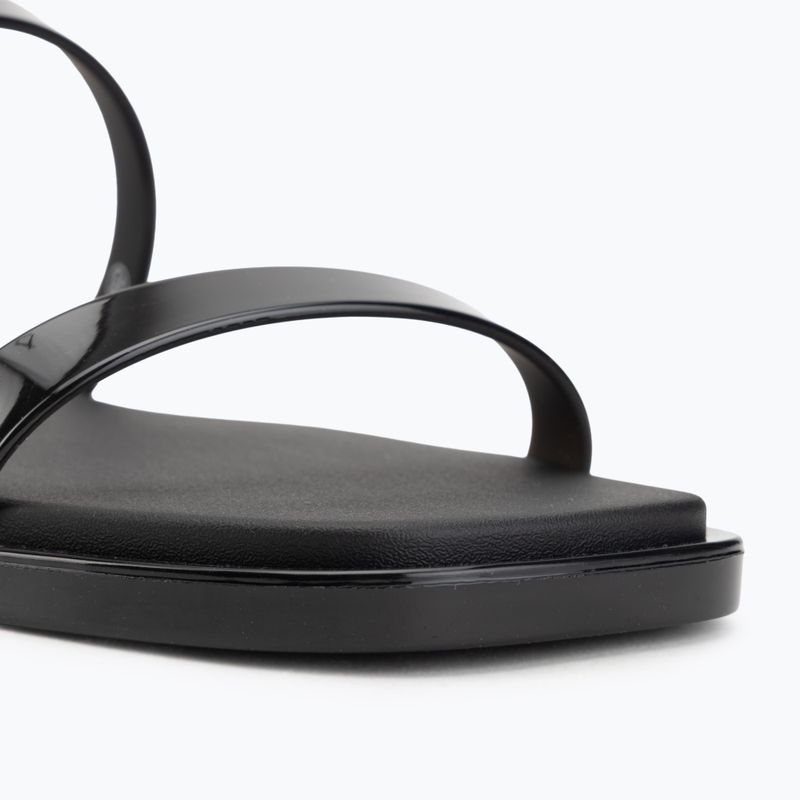 Dámské nazouváky Calvin Klein HW0HW02963 Jelly Doub Bar Shiny triple black 7