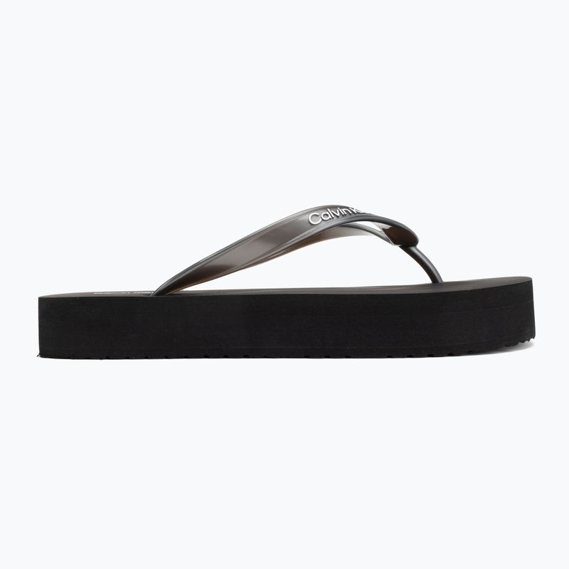 Dámské žabky Calvin Klein HW0HW03120 Flatform triple black 2