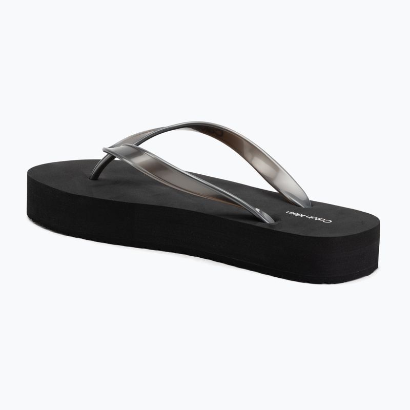 Dámské žabky Calvin Klein HW0HW03120 Flatform triple black 3