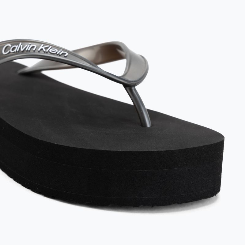 Dámské žabky Calvin Klein HW0HW03120 Flatform triple black 7
