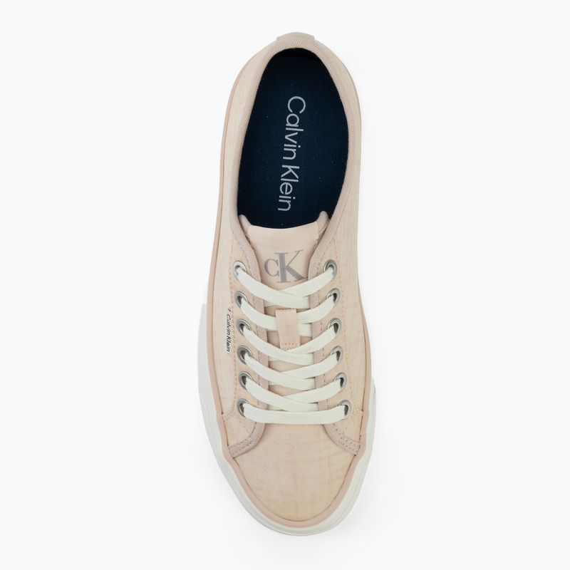 Dámské boty Calvin Klein HW0HW02970 Vulc Flatf Laceup Ripst whisper pink/key largo 5