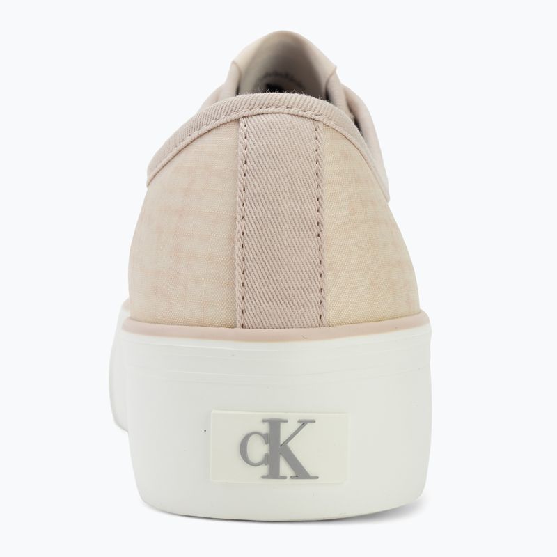 Dámské boty Calvin Klein HW0HW02970 Vulc Flatf Laceup Ripst whisper pink/key largo 6