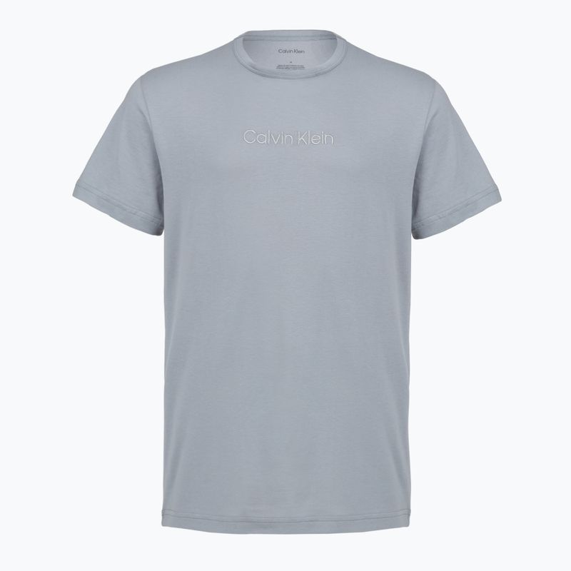 Pánské pyžamo Calvin Klein LV00NM2900 misty grey top /diamond logo misty 3