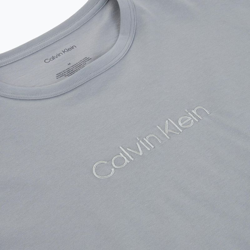 Pánské pyžamo Calvin Klein LV00NM2900 misty grey top /diamond logo misty 5