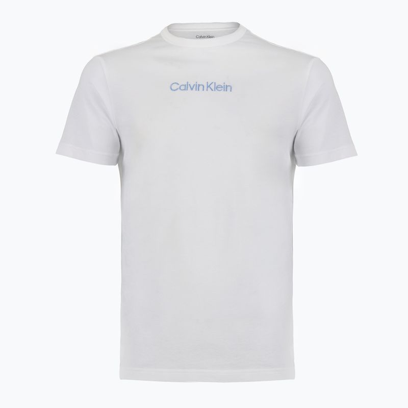 Pánské pyžamo Calvin Klein LV00NM2903 classic white top/vertical boardway 3