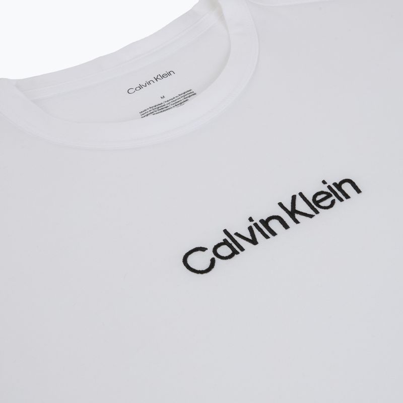 Pánské pyžamo Calvin Klein LV00NM2903 classic white top/aurora stripe 5