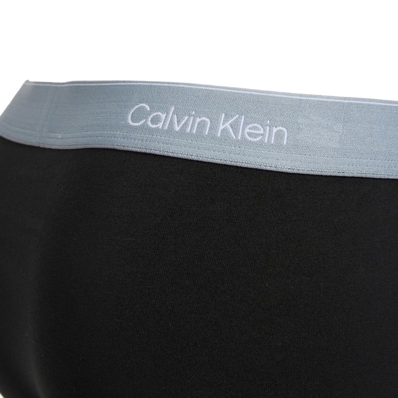 Pánské boxerky Calvin Klein LV00NB4390 Low Rise Trunk 5 pairs black wb/blue descent wb/green bi/khaki 8