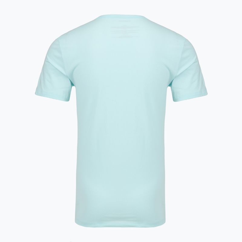 Pánské tričko Calvin Klein LV00NB4185 Crew Neck 3 pcs. black in sea spray emb/sea spray in 3