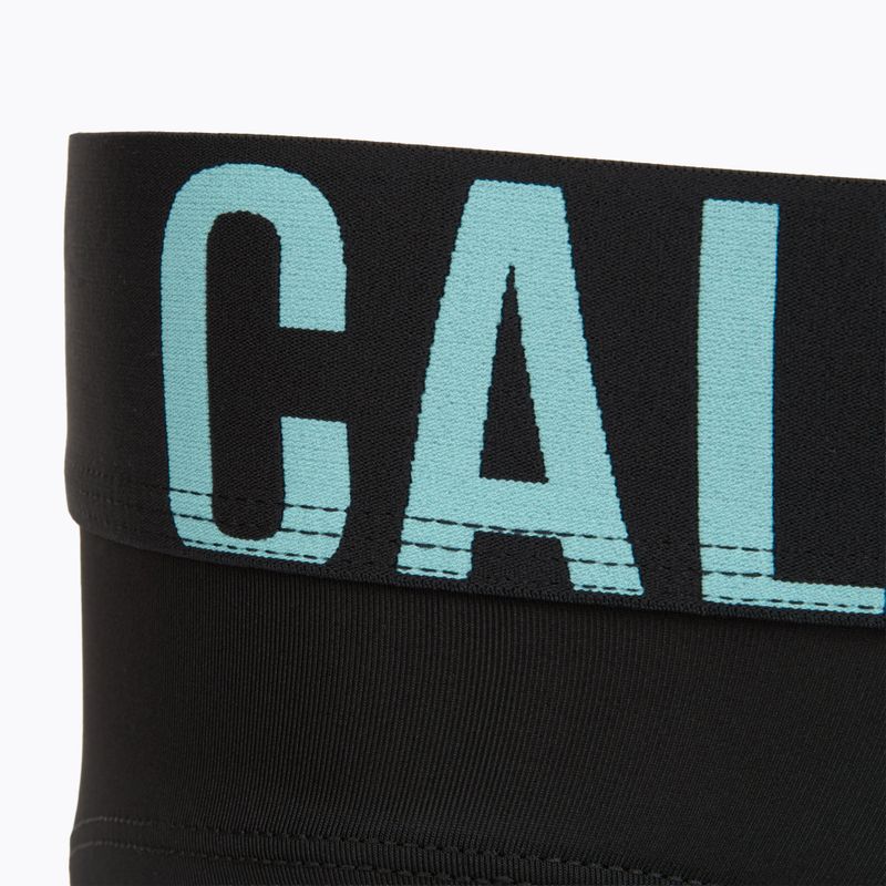 Pánské slipy Calvin Klein 000NB3610A Hip Brief 3 pairs black w/ombre blue logo/black w/c 4