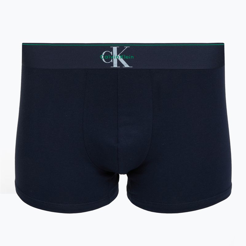 Pánské boxerky Calvin Klein LV00NB4472 Trunk 3 pairs shoreline/mardi gras green/cent s 4