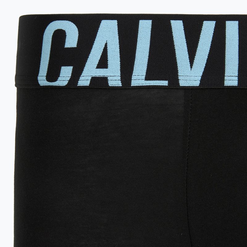 Boxerky Calvin Klein 000NB3609A Boxer Brief 3 pairs black w/harbor mist logo/black w 4