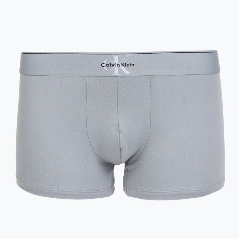 Pánské boxerky Calvin Klein LV00NB4472 Trunk 3 pairs black/misty grey/white 5