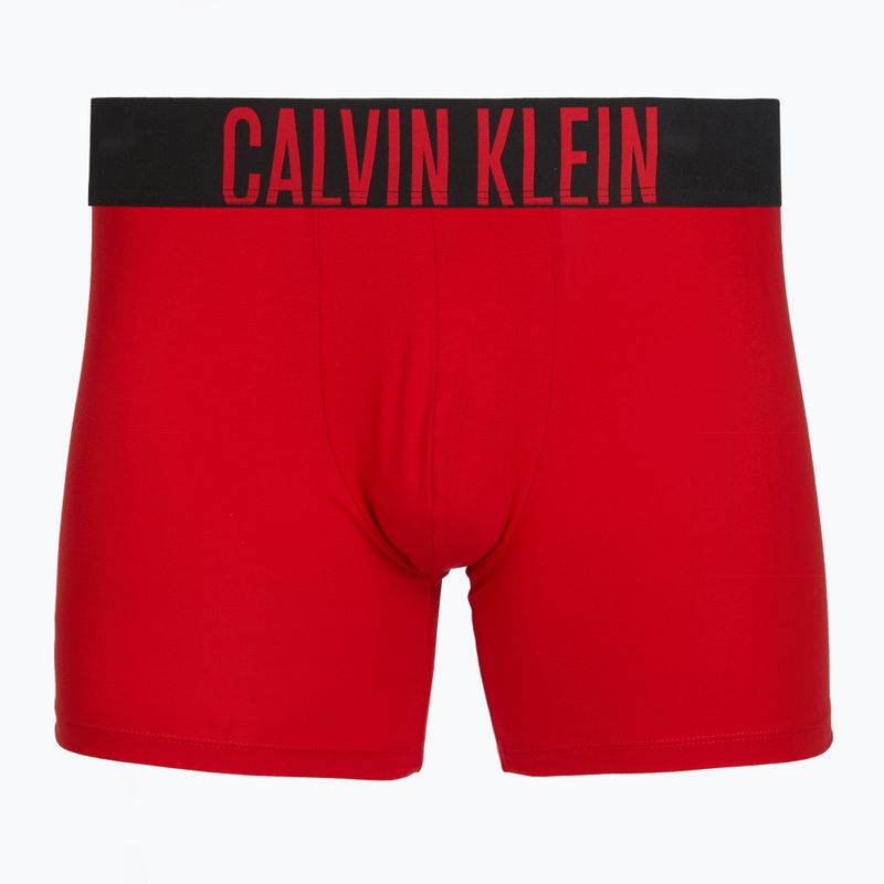 Boxerky Calvin Klein 000NB3609A Boxer Brief 3 pairs oatmeal/aged redwood/bright turquoise 4