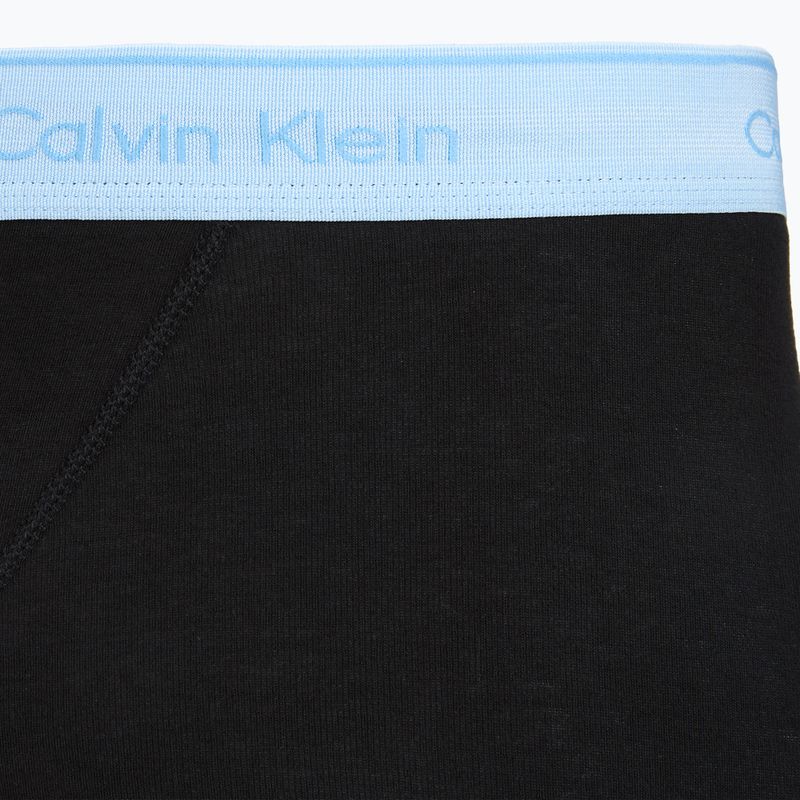 Boxerky Calvin Klein LV00NB1897 Trunk 5 pairs of black bodies with black/misty grey/purple 4