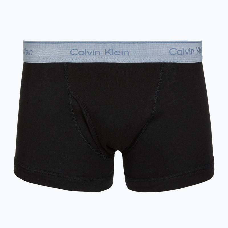 Boxerky Calvin Klein LV00NB1897 Trunk 5 pairs of black bodies with black/misty grey/purple 6