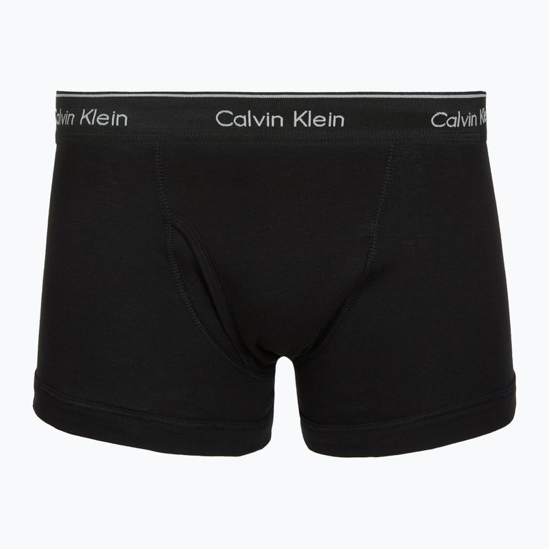 Boxerky Calvin Klein LV00NB1897 Trunk 5 pairs of black bodies with black/misty grey/purple 7