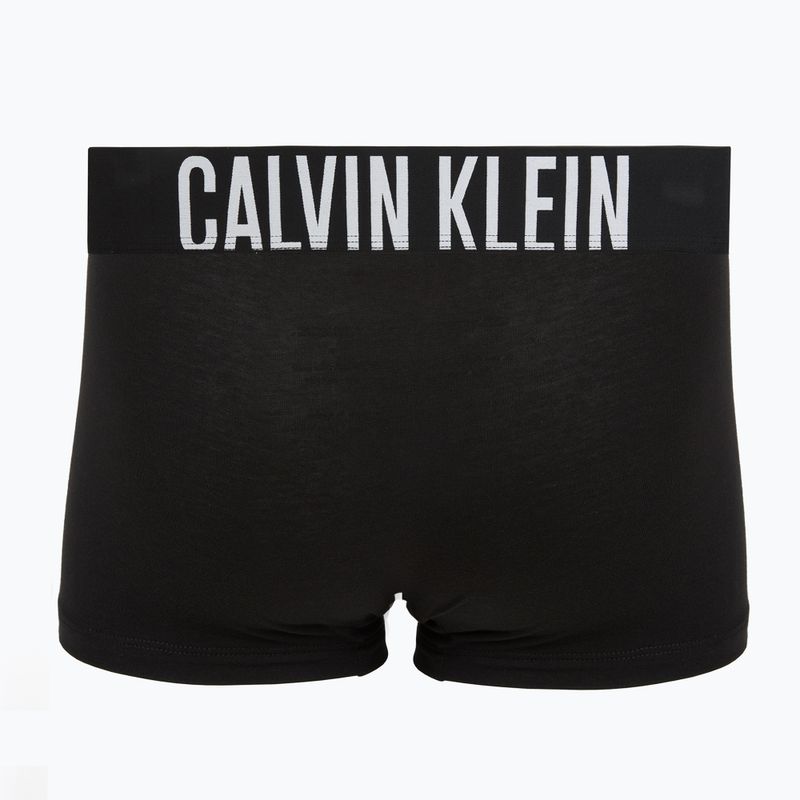 Pánské boxerky Calvin Klein 000NB3608A Trunk 3 pairs black with harbor mist logo/ black with 4