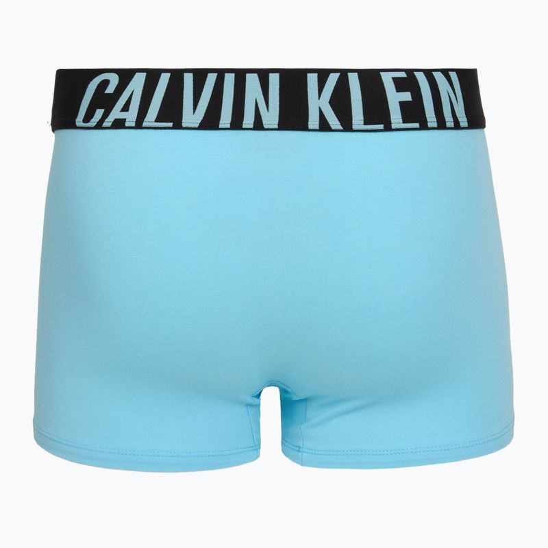 Pánské boxerky Calvin Klein 000NB3608A Trunk 3 páry harbor mist/black/chilly blue 3