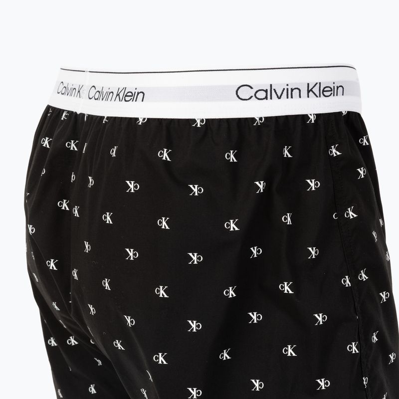 Boxerky Calvin Klein LV00NM2831 Boxer Trad diamond logo black 3