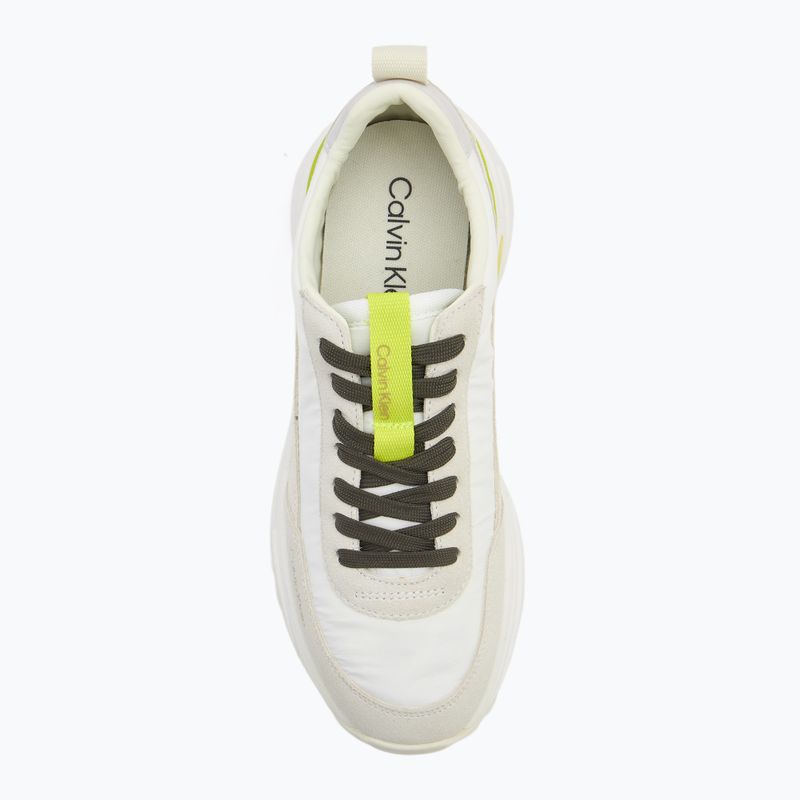 Dámské boty Calvin Klein YW0YW02075 Hike Runner MG Nylon Mix bright white/primrose/beluga 5