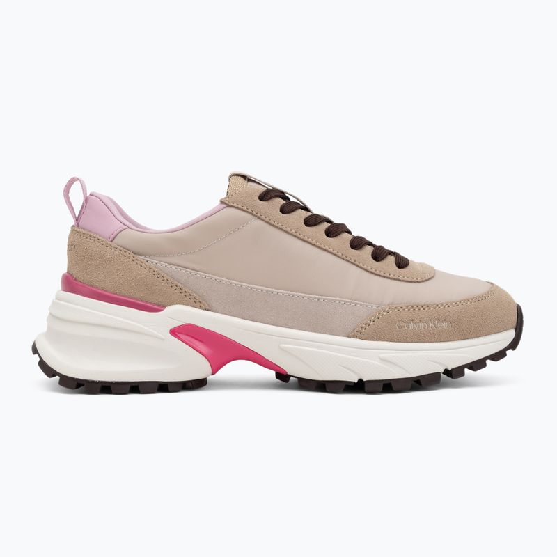 Dámské boty Calvin Klein YW0YW02075 Hike Runner MG Nylon Mix chateau/silver mink/pink 2